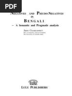 NEGATIVES  and PSEUDO-NEGATIVES  IN   BENGALI