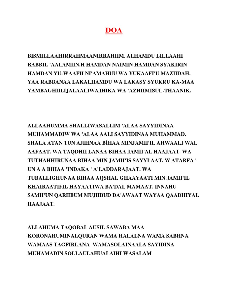 DOA | PDF