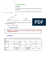 II. Comparaison Et Mesures D'angles (Cours Complété)