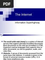 The Internet and The WWW