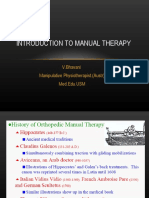 M1 Introduction To Manual Therapy