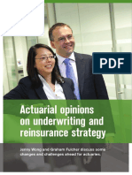 The Role of An Actuary