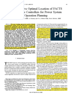 Multiobjective Optimal Location of FACTS Shunt-Series Controllers For Power System Operation Planning