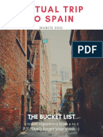 Virtual Trip To Spain: The Bucket List