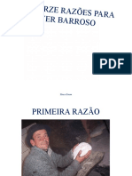 Quinze Razões para Ver Barroso