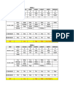 Week 1 Schedule for KFApotek