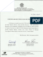 Certificado de Conclusão de Ensino