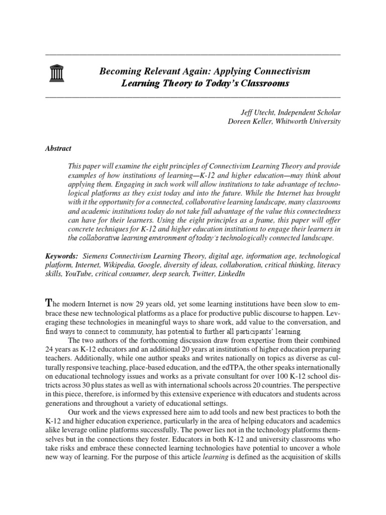 Eight Principles | PDF | Learning Theory (Education) | Learning