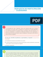 Elaboro Mi Propuesta de Participación Ciudadana