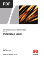 RRU3804&RRU3801E&RRU3806 Installation Guide (V200 - 11)