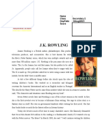 J.K. Rowling worksheet