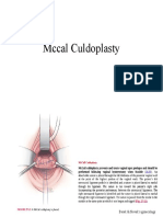 Mccall Culadoplasty