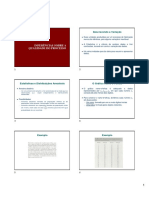 Estatísticas para Análise de Variação em Processos de Fabricação