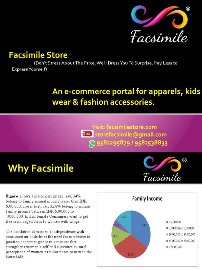 Facsimile Store Apparels, Kids Wear & Fashion Accessories PDF