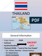 Asian History - THAILAND