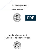 Media Management Customer Relations Service