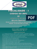 CODIGO DO  IRPC III -  2020 2S