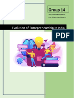Group 14: Evolution of Entrepreneurship in India