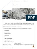 8 Types of Tests On Cement To Check The Quality - BuildersMART