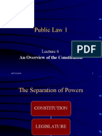 Public Law Lecture 6 Overview of The Constitution