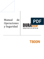 Manual Duraline T800N