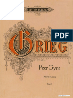 Grieg Edvard Peer Gynt Vocal Scores German 