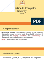 Introduction to Computer Security Basics