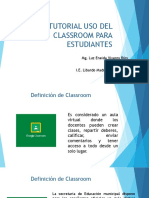 Tutorial Uso Del Classroom para Estududiantes