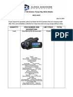 Sony FDR-AX700 4K Camcorder and APEX Studio Wall Boom Arm Support