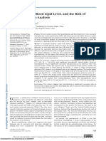 Hyperlipidemia, Blood Lipid Level, and the Risk of Glaucoma- A Meta-Analysis