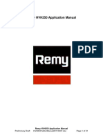 Remy Hvh250 Application Manual: Preliminary Draft Hvh250 Motormanual20110407.Doc Page 1 of 31