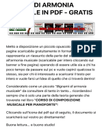 PILLOLE DI ARMONIA MUSICALE IN PDF - GRATIS - CORSO GRATUITO ON-LINE DI TEORIA MUSICALE ED ARMONIA P