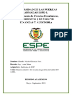 P2 - TAREA 3 - CLAUDIA NICOLE CHICAIZA SACA - Marco Normativo Del Sistema de Gestión Ambiental ISO 14001