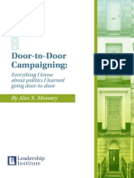 Door-to-Door Campaigning:: by Alex X. Mooney