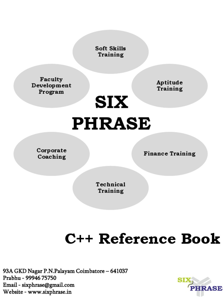 C++ - Reference Book | PDF | C++ | Pointer (Computer Programming)
