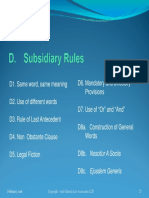 IOS - Subsidiary Rules of Interpretation