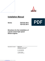 Installation Manual: Series TD/TCD 2012 TD/TCD 2013