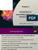 Introduction To Accounting and Business Decision Making: ©2020 John Wiley & Sons Australia LTD