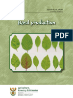 Basil Production: Agriculture, Forestry & Fisheries