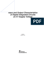 Input and Output Characteristics of Digital Integrated Circuits at 5-V Supply Voltage