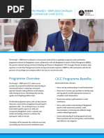 CICC Programme Benefits Programme Overview: The Moody's - BIBM Joint Certificate in Commercial Credit (CICC)