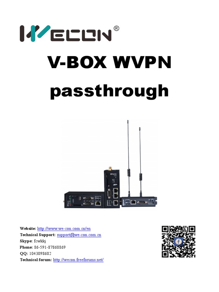V Box Wvpn Passthrough Computer Network Local Area Network