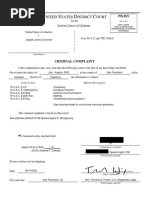 Joseph James O'Connor Affidavit & Criminal Complaint