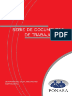 Documento de Trabajo FONASA. Sistemas de Financiamiento. 2008