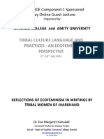Tribal Culture Language and Practices: An Ecofemism Perspective