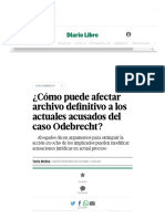 ¿Cómo Puede Afectar Archivo Definitivo A Los Actuales Acusados Del Caso Odebrecht