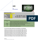 Option Pricing Calculator: Michael Rechenthin, PHD