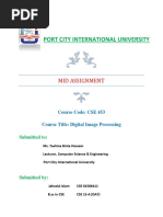 Port City International University: Mid Assignment