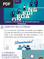 Unidad 4. Inducción de personal