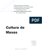 Cultura masas Venezuela